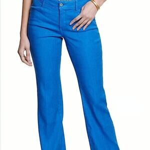 Women's Blue Flared Pants